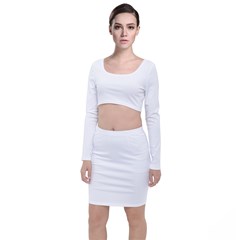 Long Sleeve Crop Top & Bodycon Skirt Set