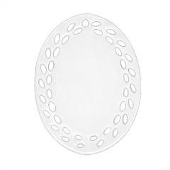 Oval Filigree Ornament (Two Sides)