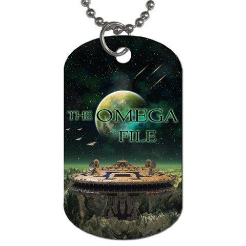 The Omega File Two Sided Dog Tag from Wordwide Merch Front