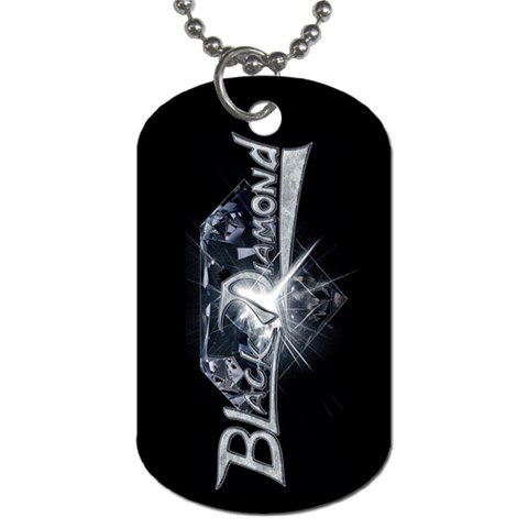 Black Diamond Dog Tag Two Sides from Wordwide Merch Front