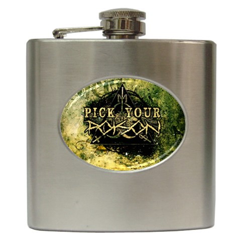 MiS_Flask Hip Flask (6 oz) from Wordwide Merch Front