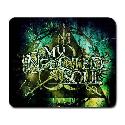 my infected soul large mouse pad Large Mousepad from Wordwide Merch Front